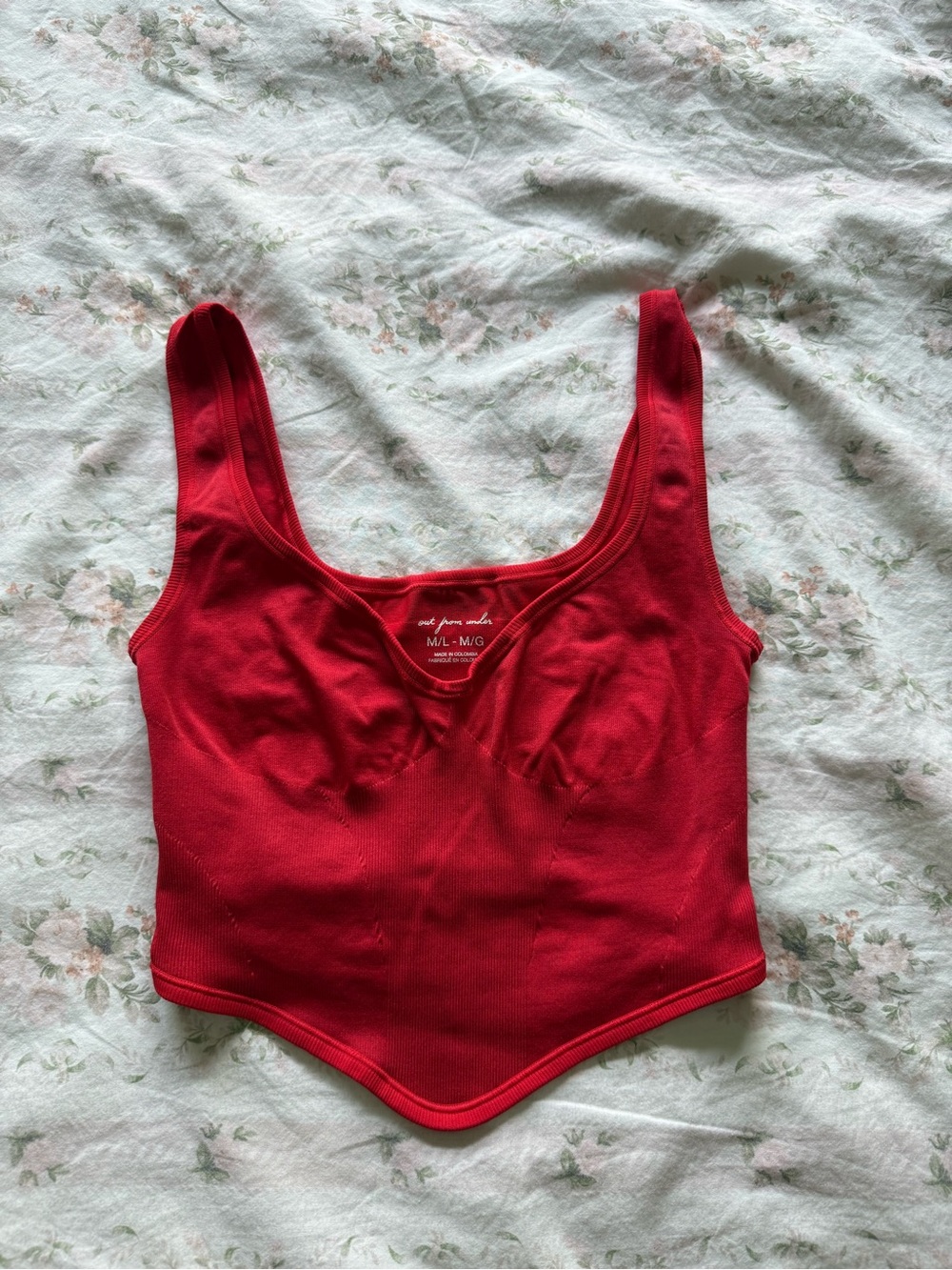 Urban Outfitters Red crop top